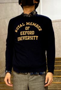 古着, コーディネート, カジュアルダウン, 着こなし, リユース, スウェット, furugist