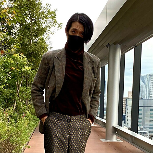 古着, コーディネート, 着こなし, リユース, furugist, フルギスト, FGT, ダブルジャケット, ジオメトリック, タートルネック