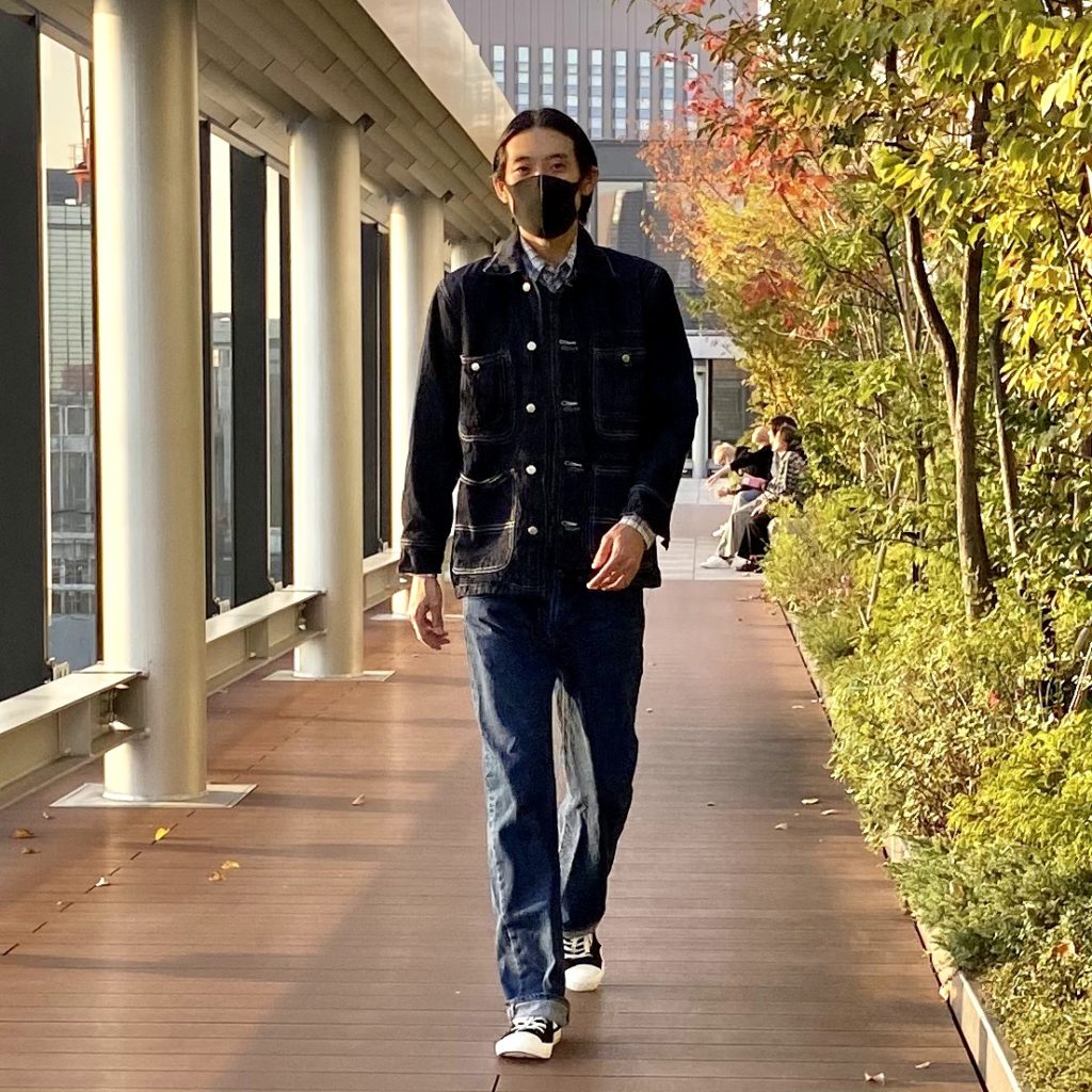 古着, コーディネート, 着こなし, リユース, furugist, フルギスト, FGT, カバーオール, デニムオンデニム