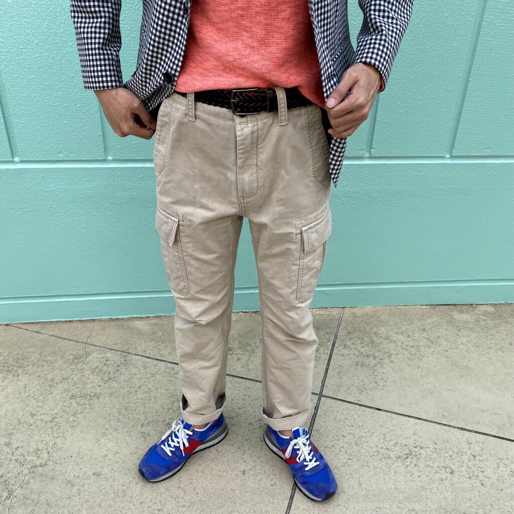 古着, コーディネート, 着こなし, リユース, furugist, フルギスト, FGT, カーゴパンツコーデ, ギンガムチェック, ジャケットコーデ